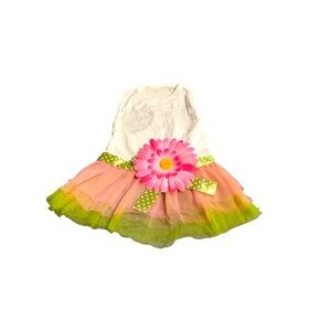 Pre-Owned Pet Dog Flower Party Dress. Size XL